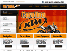 Tablet Screenshot of carolinaktm.com